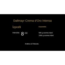 Dallmayr d'Oro szett 2 x 500 g szemes kávé + Latte-s pohár 