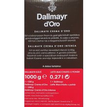 Dallmayr d'Oro szett 2 x 500 g szemes kávé + Latte-s pohár 