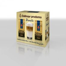 Dallmayr Prodomo szett 2 x 500 g szemes kávé + Latte-s pohár 