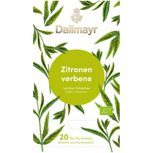 Dallmayr Citromverbéna gyógynövény tea 20db (teapiramis)