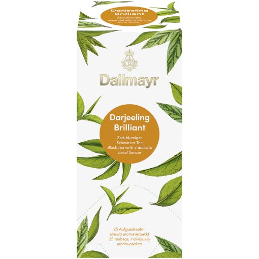 Dallmayr Darjeeling Brillant fekete tea 25 db (filteres) 