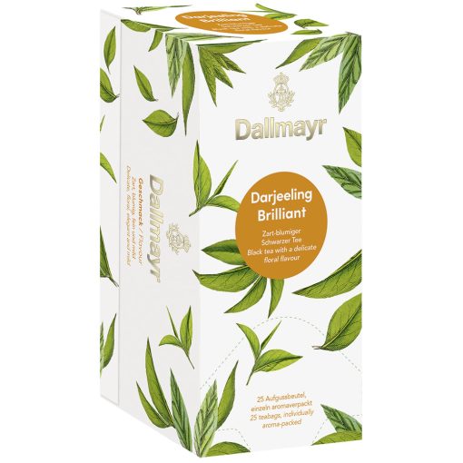 Dallmayr Darjeeling Brillant fekete tea 25 db (filteres) 