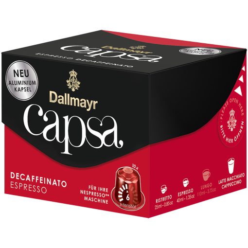 Dallmayr Capsa Espresso Decaffeinato kávékapszula 56 g (10 db)