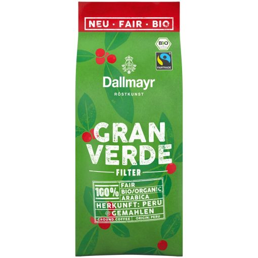 Dallmayr Gran Verde 220 g Bio őrölt kávé HU-ÖKO-001