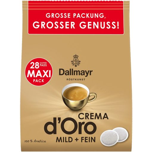 Dallmayr Crema dOro M&F Pad 196 g (28 db) kávépárna