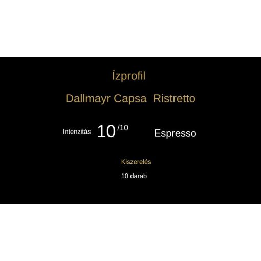 Dallmayr Capsa Espresso Ristretto kávékapszula 56 g (10 db)