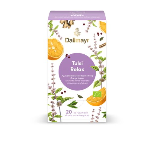 Dallmayr Tulsi Relax ayurvéda tea 20db (teapiramis)