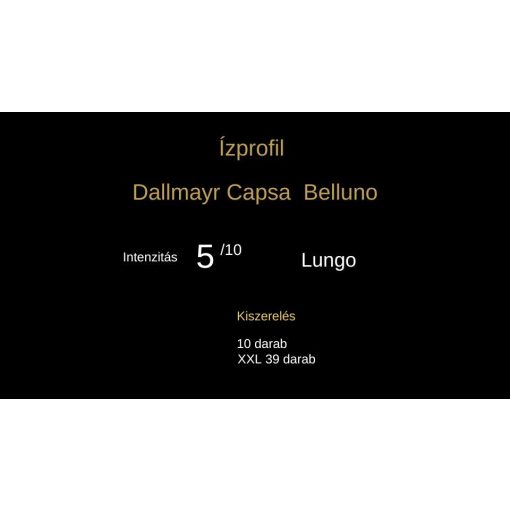 Dallmayr Capsa Lungo Belluno 56g kávékapszula (10db)