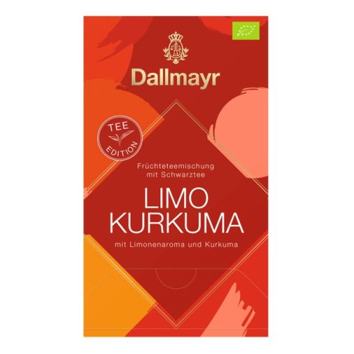 Dallmayr Limo Kurkuma frissítő fekete tea 20 db (teapiramis)