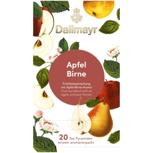 Dallmayr Alma-Körte gyümölcs tea 20db (teapiramis)