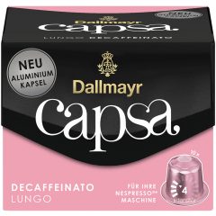   Dallmayr Capsa Lungo Decaffeinato kávékapszula 56 g (10 db)