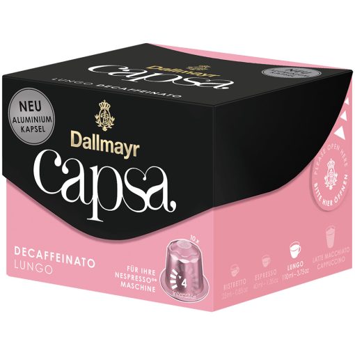 Dallmayr Capsa Lungo Decaffeinato kávékapszula 56 g (10 db)