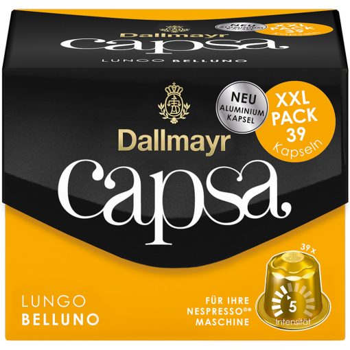 Dallmayr Capsa XXL Lungo Belluno kávékapszula 218 g (39db)