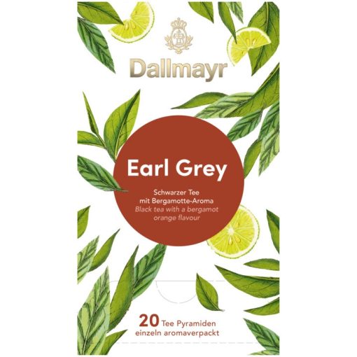 Dallmayr Earl Grey fekete tea 20db (teapiramis)