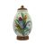Nymphenburg porcelán kávétartó váza (kék papagáj)