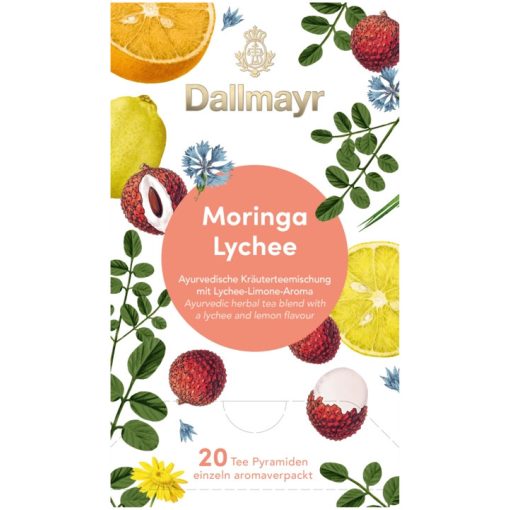 Dallmayr Moringa-Licsi ayurvéda tea 20db (teapiramis)