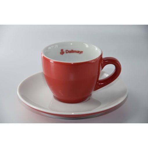 Dallmayr Espresso csésze + alj - piros