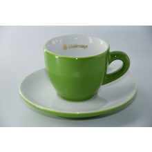 Dallmayr Espresso csésze 80ml+ alj - zöld