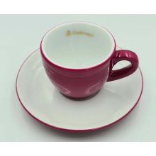 Dallmayr Espresso csésze 80ml+ alj - pink