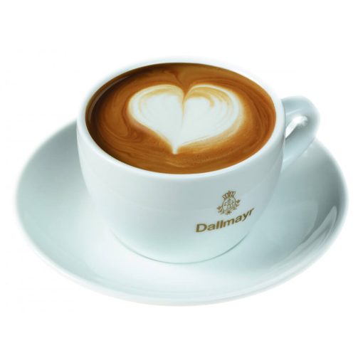 Dallmayr Cappuccino csésze + alj - fehér