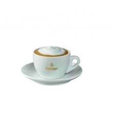 Dallmayr Cappuccino csésze + alj - fehér