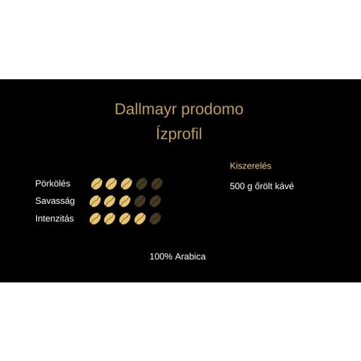 Dallmayr Prodomo 500 g őrölt kávé díszdobozban