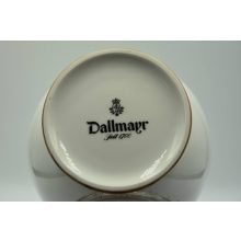 Nymphenburg porcelán kávétartó váza (sárga papagáj)